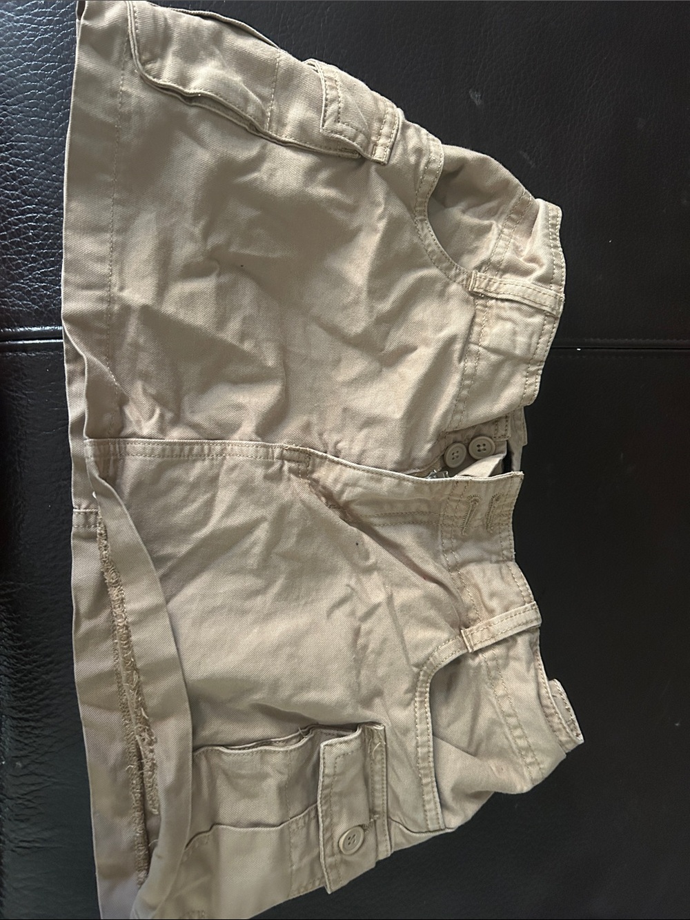 Brandy Melville Tan Cargo mini skirt